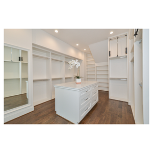 Schlafzimmer-Kleiderschrank Maßgefertigte Modulare Schranksysteme mit Regalböden Großer Weißer Schrank - Product Image 5