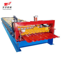 Machine de fabrication de tuile de tôle de toiture en zinc TY profileuse de feuille de toit vitrée