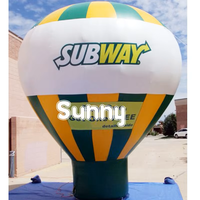 Ballon géant à l'hélium, dirigeable gonflable à l'hélium, dirigeable à l'hélium, zeppelin, ballon pour la publicité extérieure