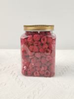 Gedroogde frambozen OEM gevriesdroogd fruit, rijk aan voedingsstoffen, koffie- & theebijvoeging, puur natuurlijk, zonder toevoegingen