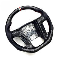 Volante de fibra de carbono Interior de coche personalizado para Ford Raptor F150 6,2 2010 2011 2012 2013 2014