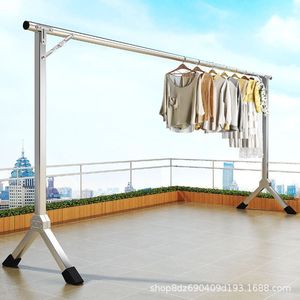 <span class=keywords><strong>Yougou</strong></span> Duowomaxi Moderner Minimalistischer X-förmiger Stahl-Klappständer Teleskopischer Freistehender Wäscheständer - Product Image 4