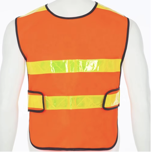 سترة أمان مرورية عالية الوضوح من الفئة 2 حسب معايير ANSI للجنسين مع شعار مخصص وعاكسة للضوء - ماركة رافيل بالجملة - Product Image 1