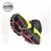 OEM/ODM vente en gros de matériel et accessoires de camping en plein air pour Offre Spéciale de taille personnalisée randonnée grip neige chaussure glace crampons