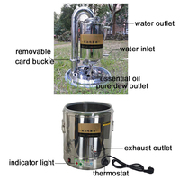 Distillateur de parfum facile à utiliser pour usage domestique, appareil de distillation à la vapeur, machine d'extraction d'huile essentielle d'immortelle