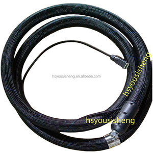 <span class=keywords><strong>Tuyau</strong></span> chauffant flexible de 25 <span class=keywords><strong>mm</strong></span> pour colle thermofusible avec raccords pour l'industrie du bitume, de la colle, de l'huile, de la graisse et de la cire - Product Image 1