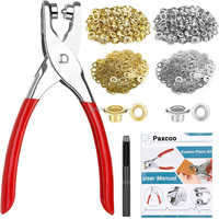 12mm 320 pièces poinçon pince Portable Rivet manuel poinçon 12mm métal anneau air trou pince œillets oeillets pince Kit