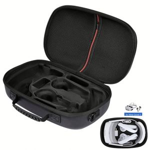 Étui de protection rigide portable pour VR, sac de rangement EVA à grand espace, sac de transport pour casque VR Quest 3, étui de transport pour voyage - Product Image 1
