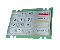 Panelmount Robuste clavier numérique industriel ATM en métal à 16 touches