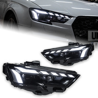 Phares de voiture pour Audi A3, lentille de projecteur de phare, 2017 2018 2019 2020, feux de signalisation LED, feux de jour DRL, accessoires automobiles