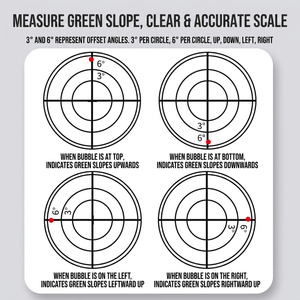 <b>Golf</b> Level Gauge Mini Slope Reader Portable Outdoor <b>Golf</b> Sports Plastic Marking Tool - Product Image 3