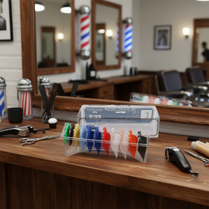 Juego de 10 piezas de protectores de plástico universales Multicor para cortapelos Wahl, peines de corte degradado de 1/16 a 1 pulgada, herramienta de estilismo para barbería - Product Image 2