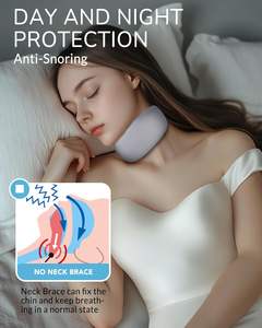 नरम सांस लेने योग्य बर्फ रेशम की स्मृति फोम एर्गोनोमिक पोर्टेबल हटाने योग्य वॉशबल एंटी-पुल अनुकूलित लोगो गर्दन ब्रेस गर्भाशय ग्रीवा कॉलर - Product Image 5