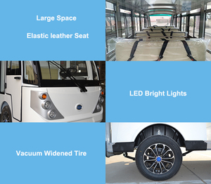 Tour Touring Car Shade azul blanco turismo eléctrico clásico autobús de enlace - Product Image 5