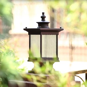 Lámpara de Pilar Solar de Bronce para Exteriores, Montaje Empotrado, Pantalla de Vidrio, LED Blanco Cálido 2700K, Base E26, Clasificación IP65, 500 Lúmenes, Ra80 - Product Image 6