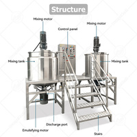 Homogénéisateur industriel ORME pour crèmes cosmétiques et fonds de teint, machine de fabrication de shampoing pour voitures 5T