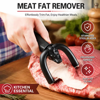 Dégraissant manuel professionnel pour viande, modèle tête de taureau, portable, pour la graisse de brisket, de steak, de porc, d'agneau et de bacon