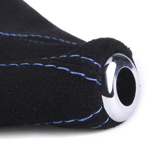 Car Gear <b>Shift</b> <b>Knob</b> Cover Black With Red Stitching For Manual Transmission Upgrade - Product Image 3