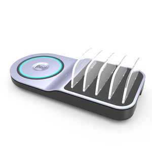 Station de recharge pour téléphone <span class=keywords><strong>portable</strong></span> avec logo personnalisé, multi-appareils, USB, bureau, <span class=keywords><strong>portable</strong></span>, électrique, 5 en 1, station de recharge sans fil rapide - Product Image 6