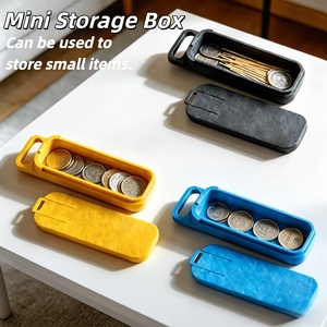 Boîte de rangement multifonctionnelle best-seller transfrontalière pour fil dentaire et cure-dents avec couvercle coulissant ; un organiseur de pièces de monnaie innovant en provenance de Chine - Product Image 1