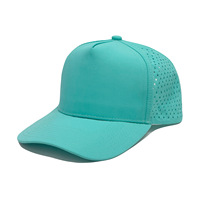 Gorra Trucker de 5 Paneles con Ventilación Perforada, Orificios Transpirables, Logotipo Bordado Personalizado, Gorra Unisex de Alta Calidad