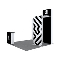 Support de toile tendue en aluminium 10x10 pour stand d'exposition publicitaire, type housse de coussin