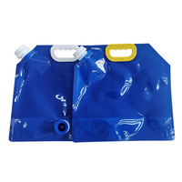 Pochettes souples portables en plastique pour l'emballage de l'eau, de la bière, du café infusé à froid et autres liquides, avec bec verseur et robinet, vente en gros