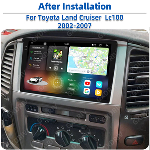7870 8 + 256GB 2K Android 13 Máy Nghe Nhạc Xe Hệ Thống Đa Phương Tiện Tự Động Stereo Đài Phát Thanh Xe Cho Toyota Land Cruiser LC <span class=keywords><strong>100</strong></span> 2002-2007 - Product Image 2