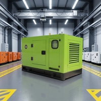 Cummin-s 100KW-300KW Generator Diesel Rangka Terbuka Tahan Lama dan Senyap 50/60Hz 12V DC Electric Start ATS Remote Start