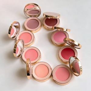 Colorete Mineral Mate Personalizado, Resistente al Agua, en Polvo Prensado, Alta Pigmentación, Larga Duración, Maquillaje Facial de Lujo, Multicolor - Product Image 2