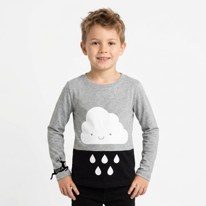 Vente directe d'usine Tirupur inde unisexe enfants noël T-shirts solide personnalisé mode col rond manches courtes 100% bio - Product Image 2