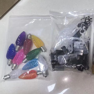 WxneonサンプルE12 E17ストロベリーファセット<span class=keywords><strong>LED</strong></span>電球5mmミニストリングライトC7 C9スプールライト - Product Image 1