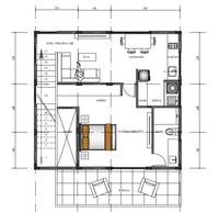 Villa préfabriquée à deux étages de 152 m2, design moderne, construction rapide, 3 chambres, 3 salles de bain, 3 cuisines, 3 salons