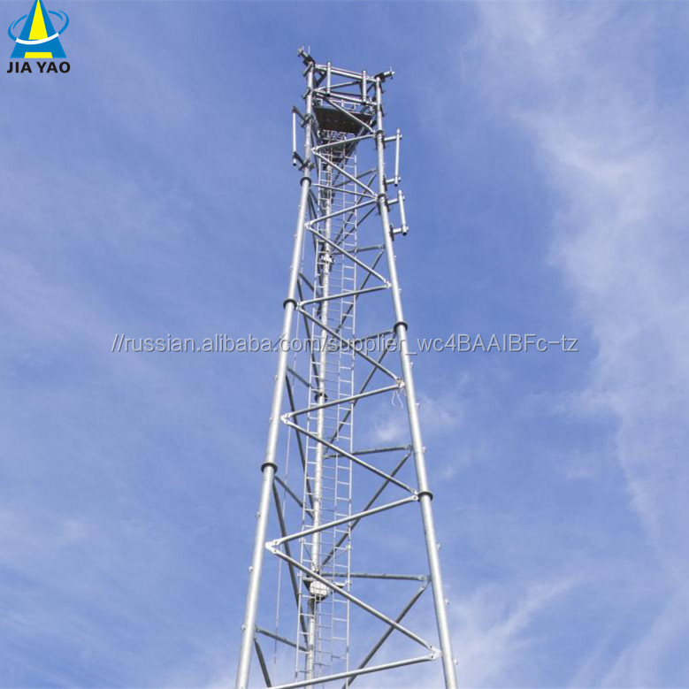 Трехногая самомонтирующаяся gsm базовая станция антенна радио wifi трубчатая стальная телекоммуникационная башня цена