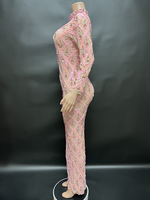 Produk Dropshipping Novance 2022 Usa Gaun Ulang Tahun Berpayet Berjaring Lengan Panjang Gaun Prom Elegan Mewah Ropa Americana F