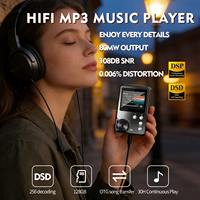 Reproductor MP3 Walkman de Alta Calidad sin Pérdidas, Reproductor de Música HIFI DSD256 WAV FLAC APE, Reproductor de Audio Portátil