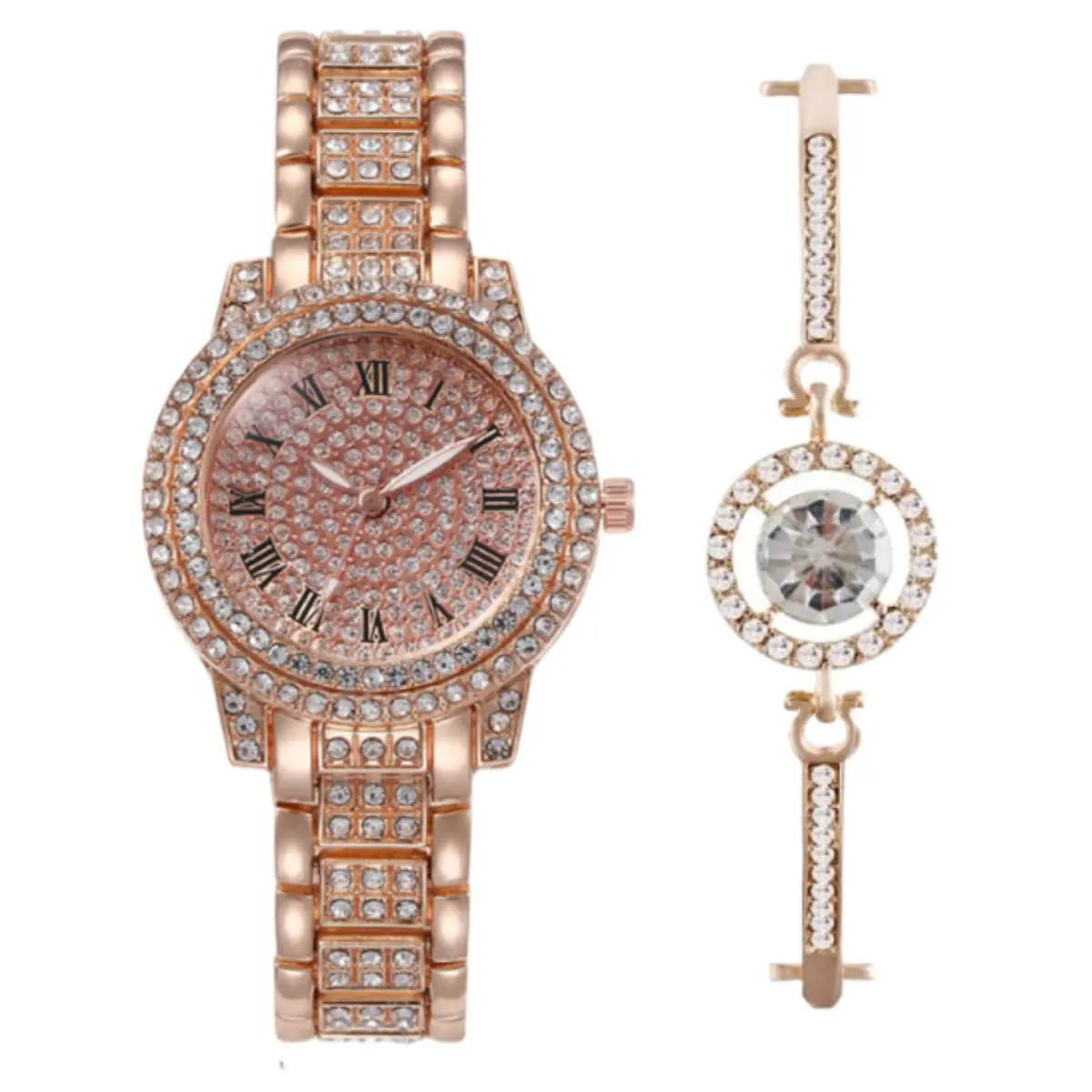 Luxury Ladies Watch Fashion Jewelry Watches 2022 New Design Full Diamond Relojes Quartz Watch For Girls