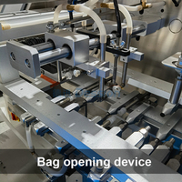 Machine de remplissage et d'emballage automatique de sachets Doypack pour détergent liquide vaisselle et lessive avec buse de remplissage