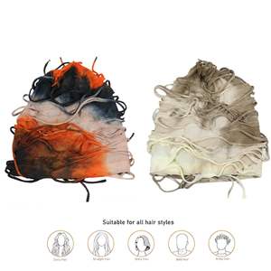 Mode HZM-24563 en détresse Slouchy Bump Color Tassel Casual Street Satin <span class=keywords><strong>Bonnet</strong></span> pour hommes femmes - Product Image 3