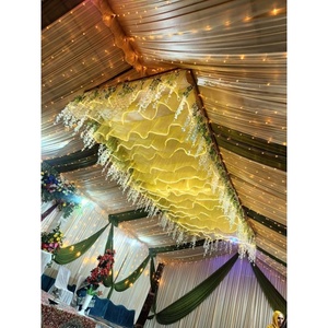 Cortinas Colgantes para Techo de Boda con Luces, Decoración para Salón, Cortinas Colgantes para Decoración de Eventos y Fiestas - Product Image 2