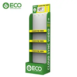 Supermarket High Quality Supermarket Boutique Display Rack Cardboard Display Stand With Lcd Screen