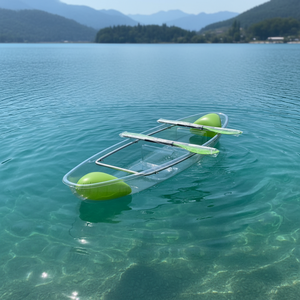 Kayak Yak Outdoors Ligero y Ecológico <span class=keywords><strong>de</strong></span> Doble Remo con Fondo Transparente para Recorridos por Ríos y Mares - Product Image 5