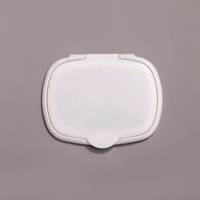Bouchons anti-poussière en plastique pour lingettes humides, format mini, à ouverture par traction, avec clip de scellage pour gants en nitrile, pour bouteilles d'emballage à capuchon rabattable de forme spéciale