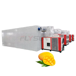 เครื่องอบแห้งมะม่วงอุตสาหกรรมพร้อมระบบควบคุม PLC ถาดเกรดอาหารสำหรับแปรรูปมะม่วงเป็นชิ้น เครื่องอบแห้งผลไม้ - Product Image 1