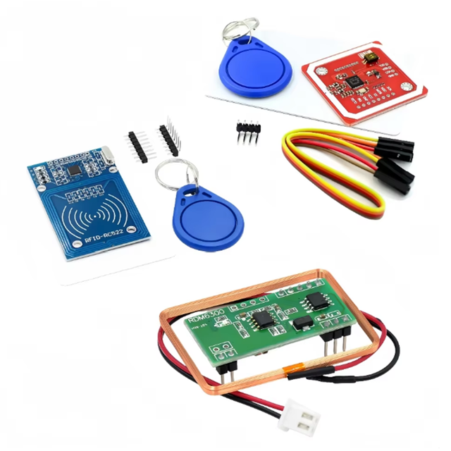 NFC RFID Module RC522 MFRC-522 PN532 RDM6300 Kits S50 13.56 Mhz 125Khz 6cm With Tags SPI Write & Read 2560