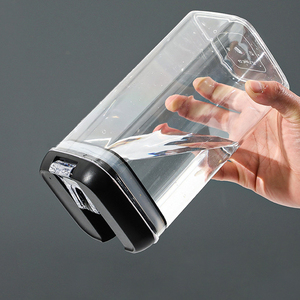 Hạt Lưu Trữ Hộp Loại Báo Chí Bảo Quản Thực Phẩm Nhựa Chân Không Niêm Phong Canister Nhà Bếp Lưu Trữ Dễ Dàng Nút Canister Lưu Trữ - Product Image 5