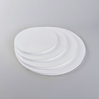 SunShine Wholesale Plateau à gâteau en carton ondulé 10 et 12 pouces, blanc et argenté, épais, qualité alimentaire, résistant à la graisse, commercial