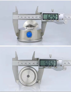 เครื่องวัดความดันไดอะแฟรมสแตนเลสความแม่นยำสูงมาตรวัดความดันบรรจุกลีเซอรีนไตรแคลมป์ - Product Image 6