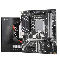 HUANANZHI B660 D4 M-ATX DDR4 Motherboard Mendukung 12 13 Gen Intel LGA 1700 CPU 12100F/12400F/12490F/12600F/12700F/13600F