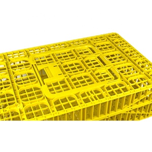 38.25 ''x 22.75'' x 10.75 ''nhựa bền gà vận chuyển gia cầm Coop với một đầu Swinging cửa - Product Image 2